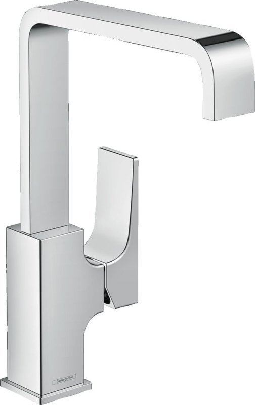 фото Смеситель для раковины hansgrohe metropol 32511000 с донным клапаном push-open