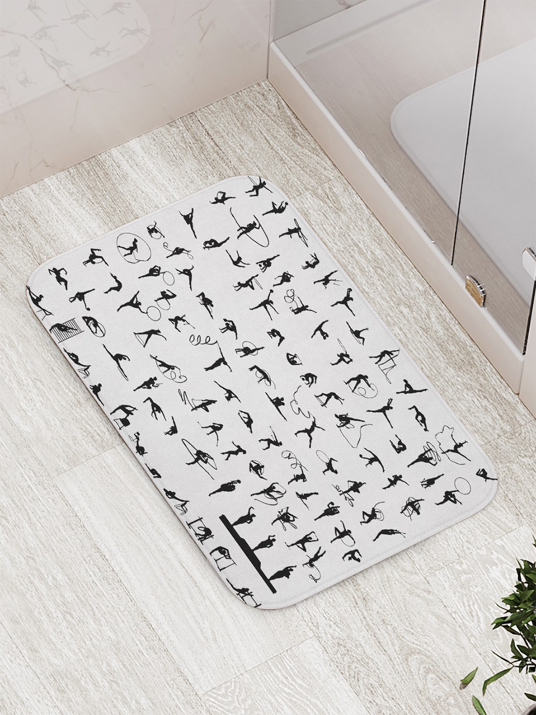 

bath_70139 Коврик противоскользящий для ванной, сауны, бассейна, 77х52 см