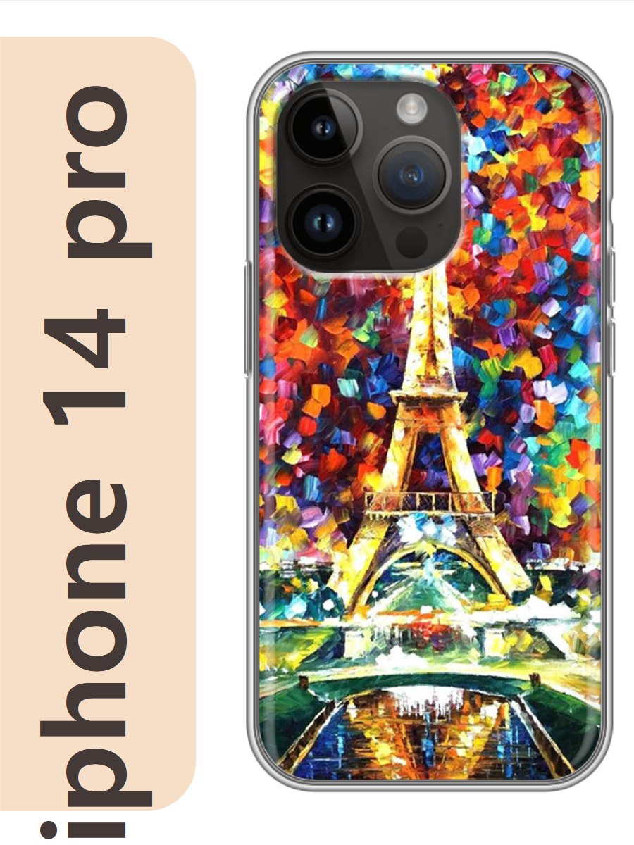 

Чехол на Apple Iphone 14 pro картина эйфелева башня 062, Iphp14kart