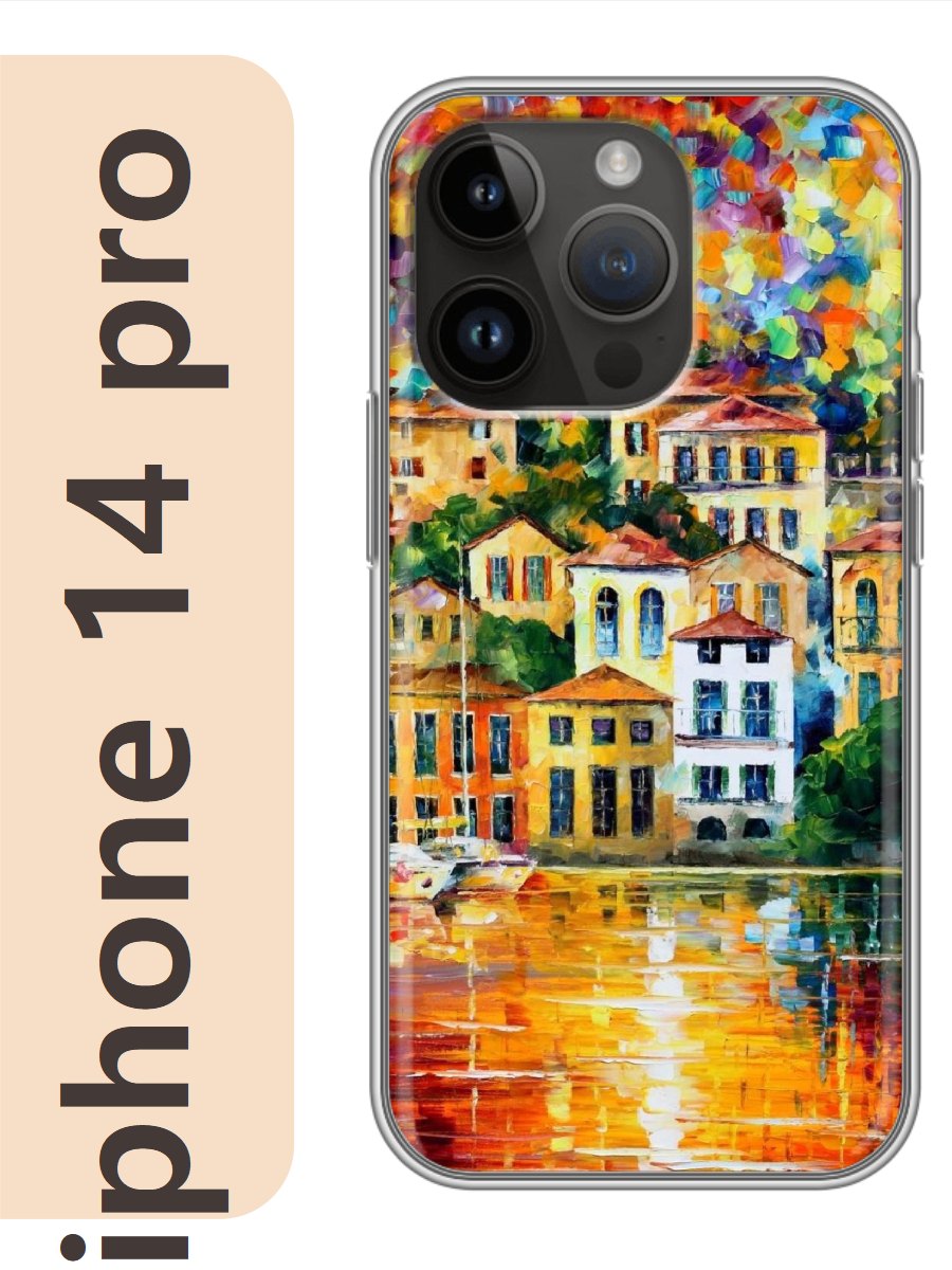 

Чехол на Apple Iphone 14 pro картина город 060, Прозрачный, Iphp14kart