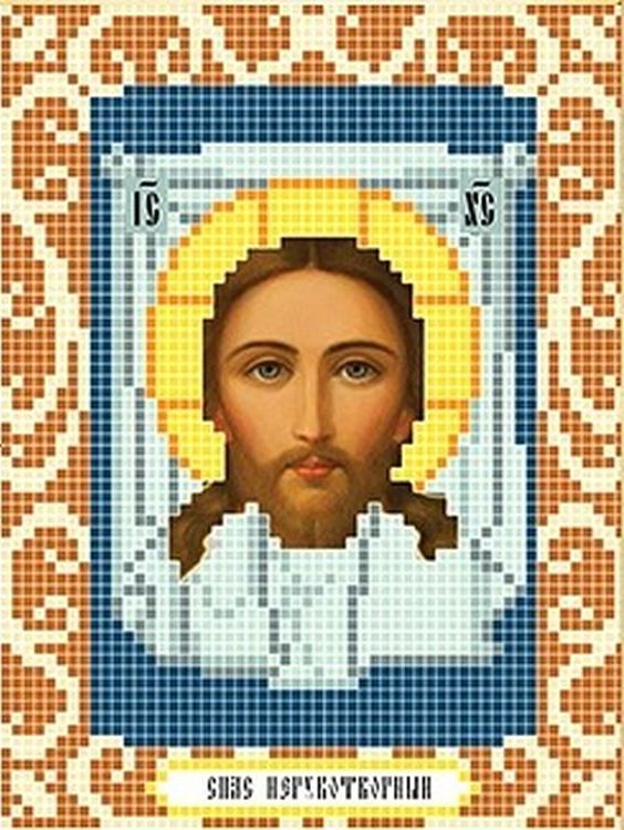 

Рисунок на ткани «Спас Нерукотворный»