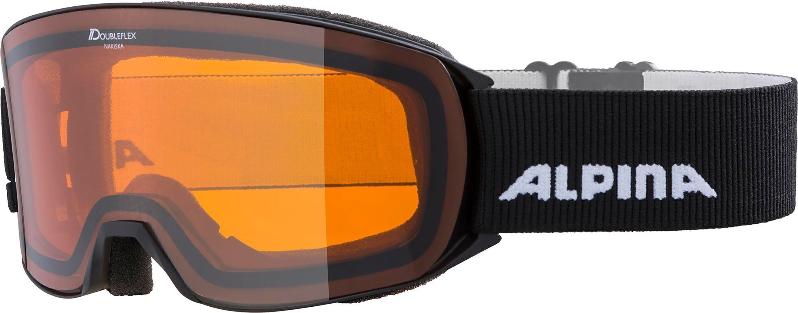 

Горнолыжные очки Alpina Nakiska black matt/orange S2 23/24, Оранжевый, Nakiska black matt/orange S2 (23/24)