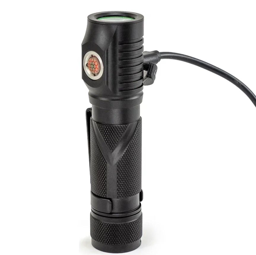 

Фонарь ЯРКИЙ ЛУЧ YLP "UNICORN 2R BASIC" Osram P9 max950лм, 5 реж, IPX8, встр.ЗУ, Черный