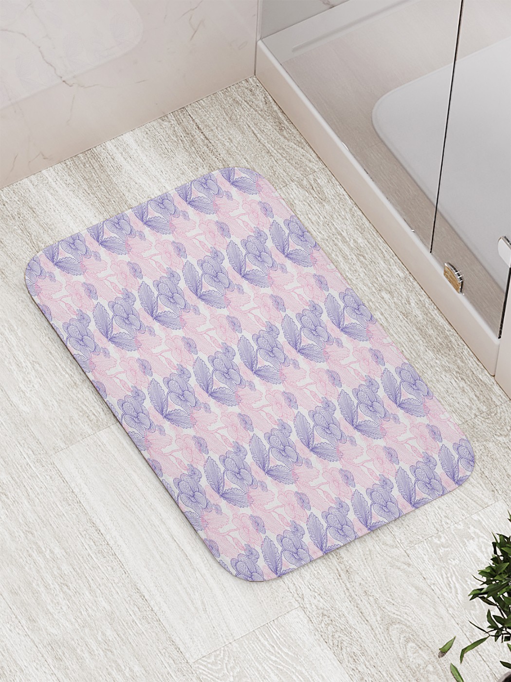 

bath_70056 Коврик противоскользящий для ванной, сауны, бассейна, 77х52 см