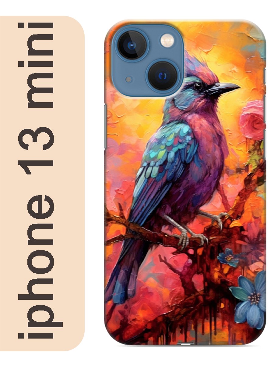 

Чехол на Apple Iphone 13 mini Птица картина 959, Прозрачный, Iphm13kart