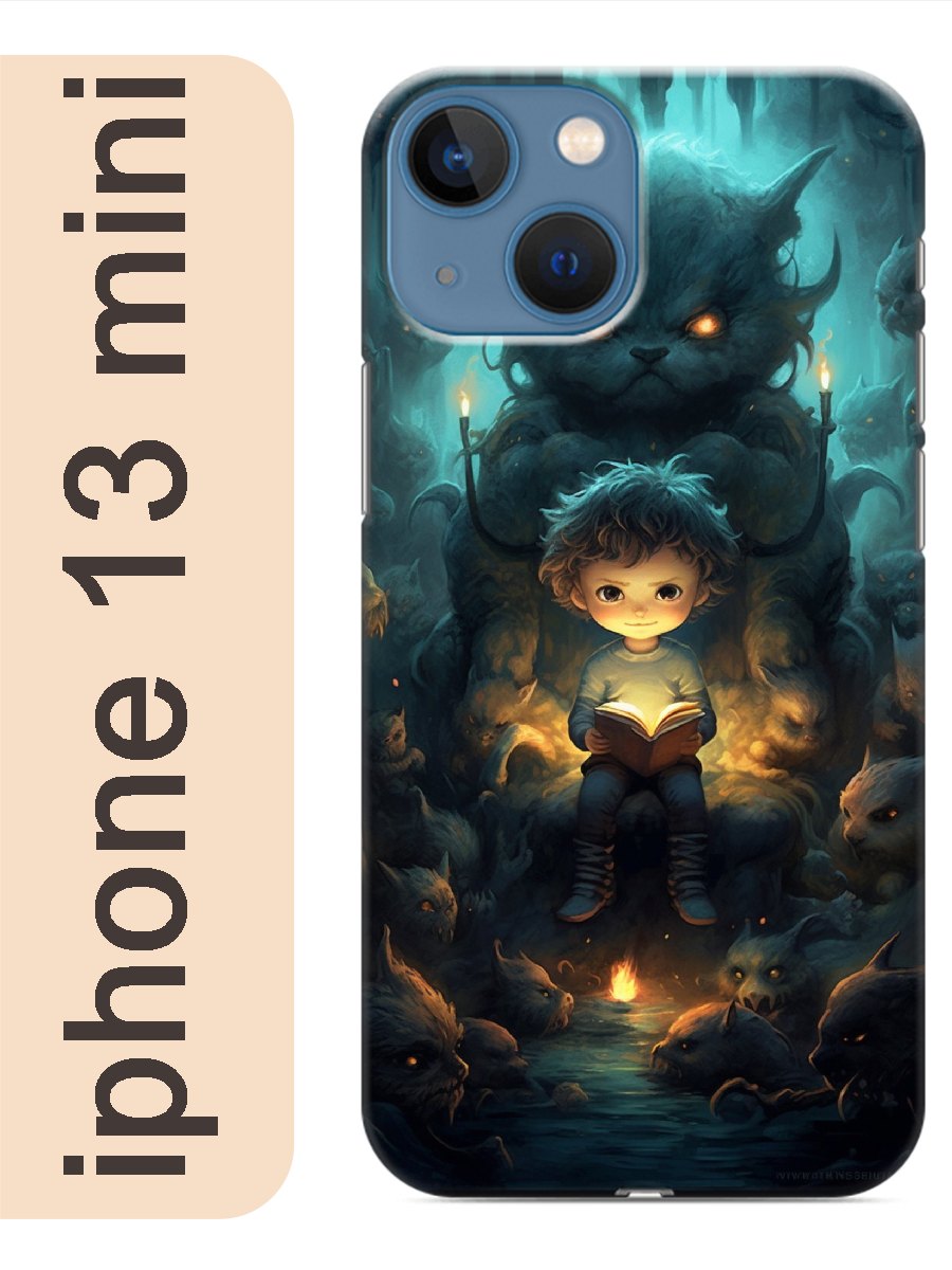 

Чехол на Apple Iphone 13 mini мальчик и монстр 938, Iphm13anim