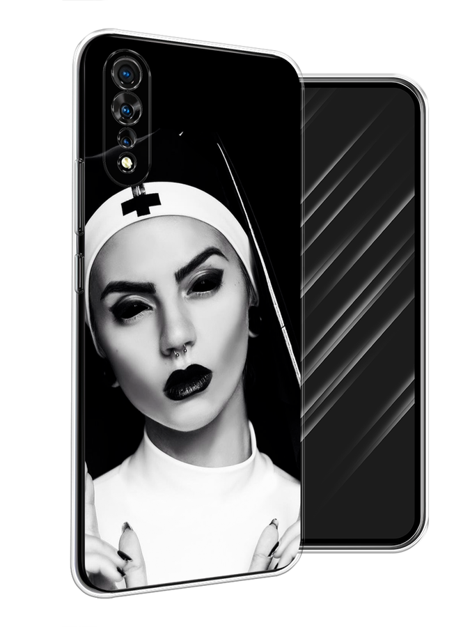 

Чехол Awog на Vivo iQOO Neo/V17 Neo "Черная монашка", Разноцветный, 262050-9