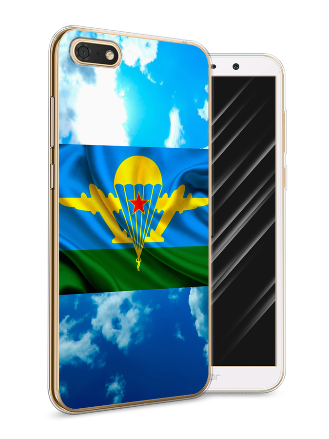

Чехол Awog на Honor 7A "ВДВ флаг в небесах", Синий;зеленый;желтый, 65250-5