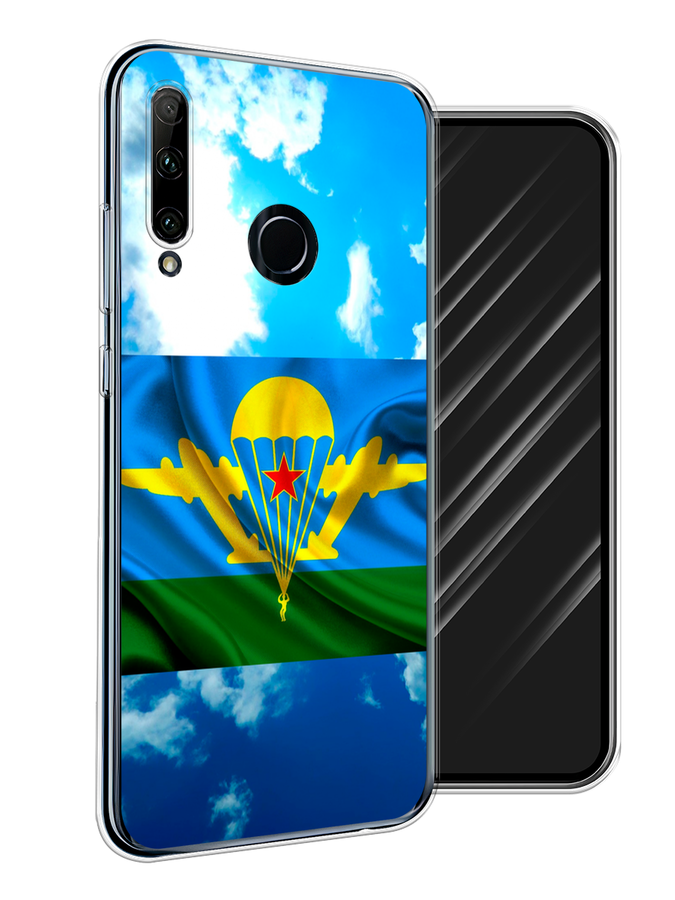 

Чехол Awog на Honor 20 Lite 2019 "ВДВ флаг в небесах", Синий;зеленый;желтый, 68950-5