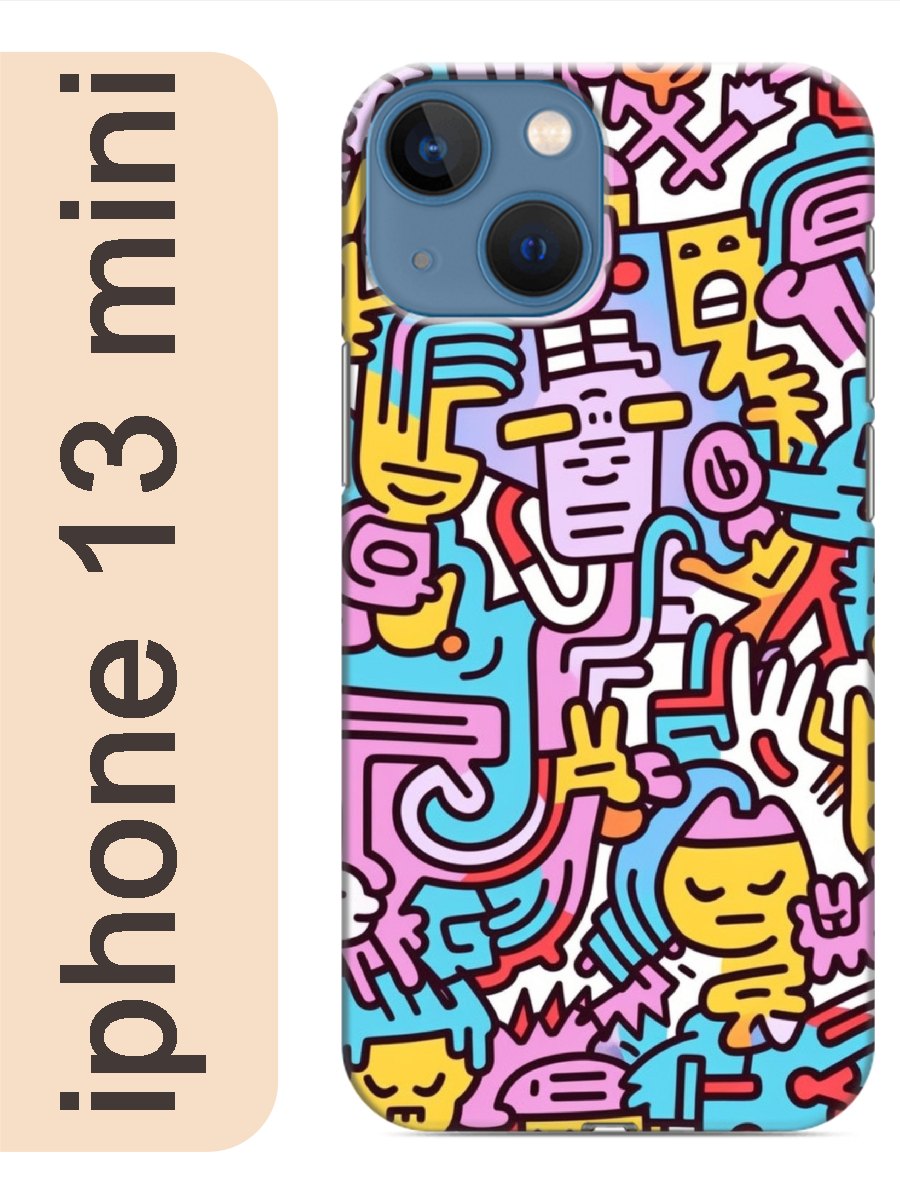 

Чехол на Apple Iphone 13 mini граффити 932, Iphm13rzne