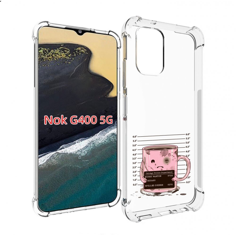 

Чехол MyPads кружка для Nokia G400 5G, Прозрачный, Tocco