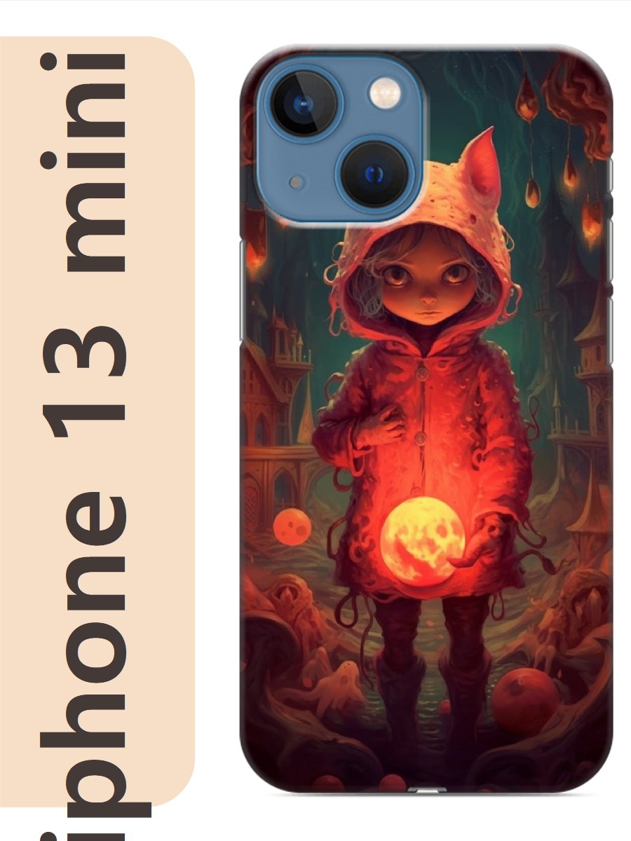 

Чехол на Apple Iphone 13 mini девочка аниме 927, Прозрачный, Iphm13anim