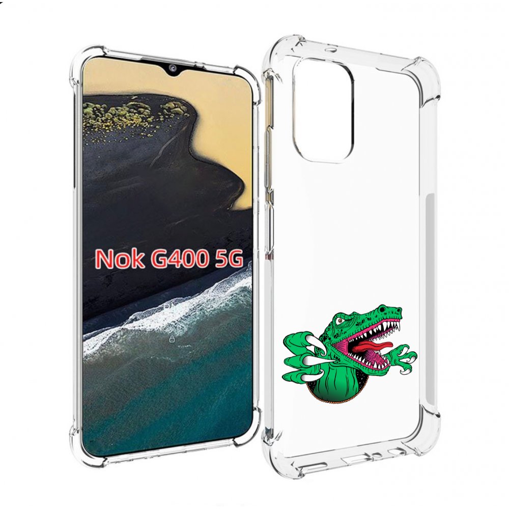 

Чехол MyPads крокодил для Nokia G400 5G, Прозрачный, Tocco