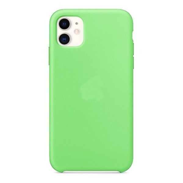 

Накладка силикон для iPhone 12 mini Салатовый, Накладка силикон для iPhone 12 mini