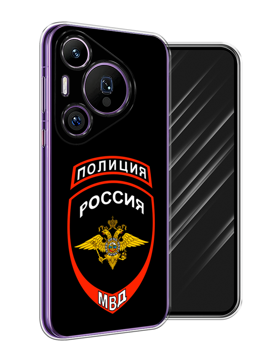 

Чехол Awog на Huawei Pura 70 Pro/70 Pro Plus "Полиция шеврон", Черный;красный;белый, 6124150-1