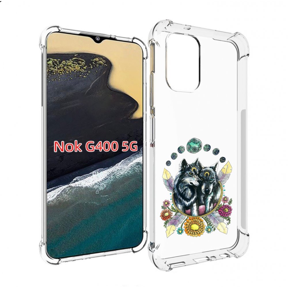 

Чехол MyPads красивые волки абстракция для Nokia G400 5G, Прозрачный, Tocco