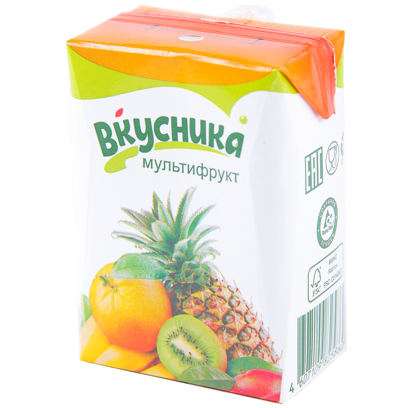 

Напиток сокосодержащий Вкусника Мультифрукт 200 мл
