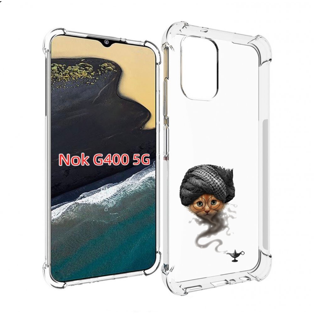 

Чехол MyPads кот джин для Nokia G400 5G, Прозрачный, Tocco