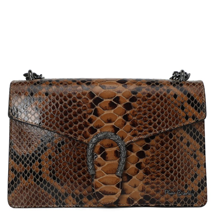 

Сумка женская Pierre Cardin 1923 PITONE светло-коричневый, 19х29х7 см, Коричневый;черный, 1923 PITONE
