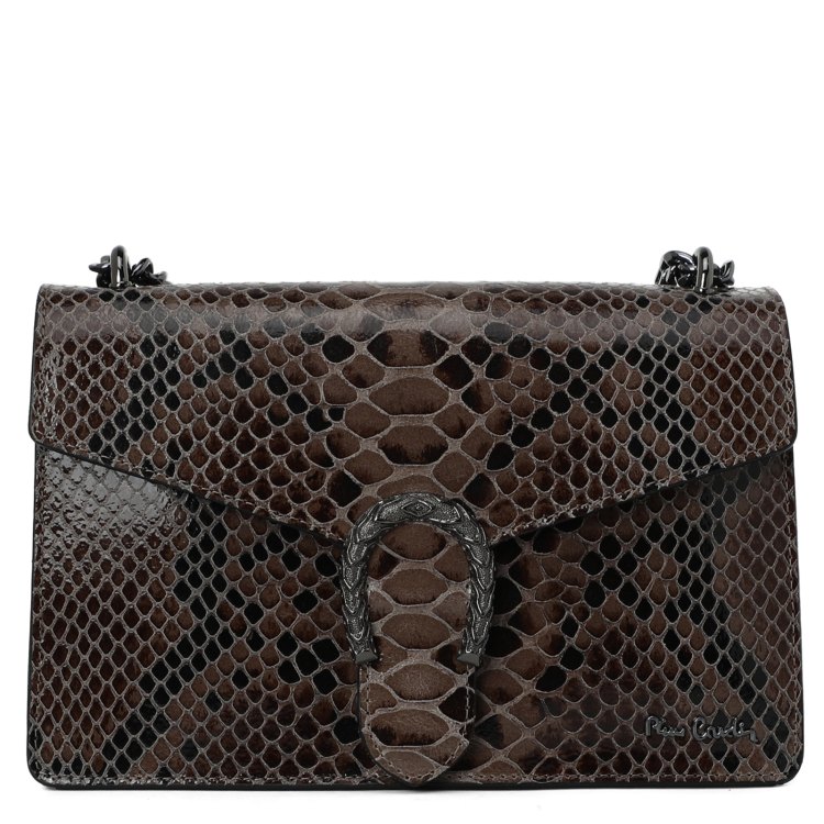 

Сумка женская Pierre Cardin 1923 PITONE серо-коричневый, 19х29х7 см, Коричневый;серый, 1923 PITONE