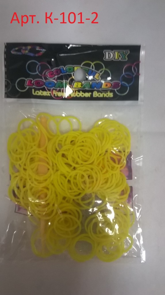 Набор из РЕЗИНОК Rubber Band одноцветные (200 шт,), арт, К-101