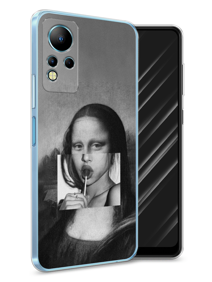 

Чехол Awog на Infinix Note 11 "Mona Lisa sucking lollipop", Разноцветный, 3100450-9