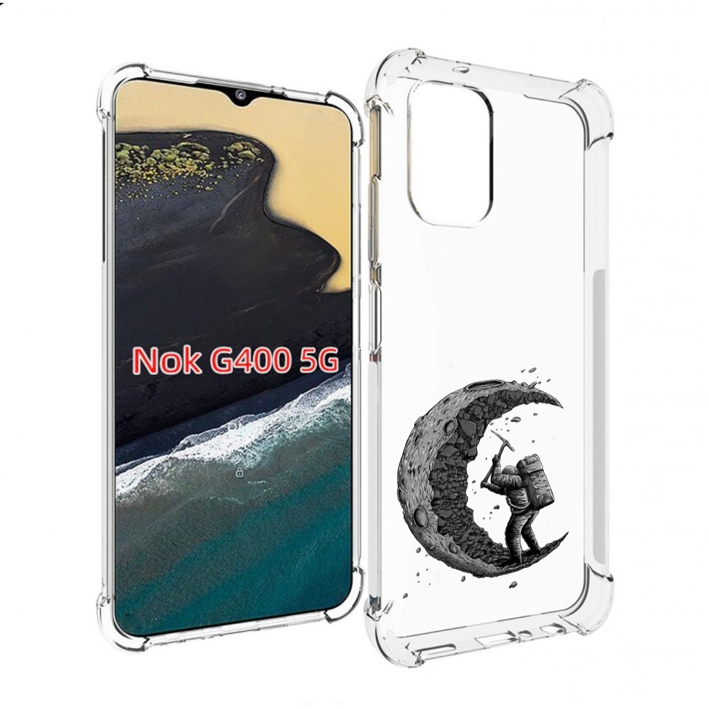 

Чехол MyPads камненная луна для Nokia G400 5G, Прозрачный, Tocco