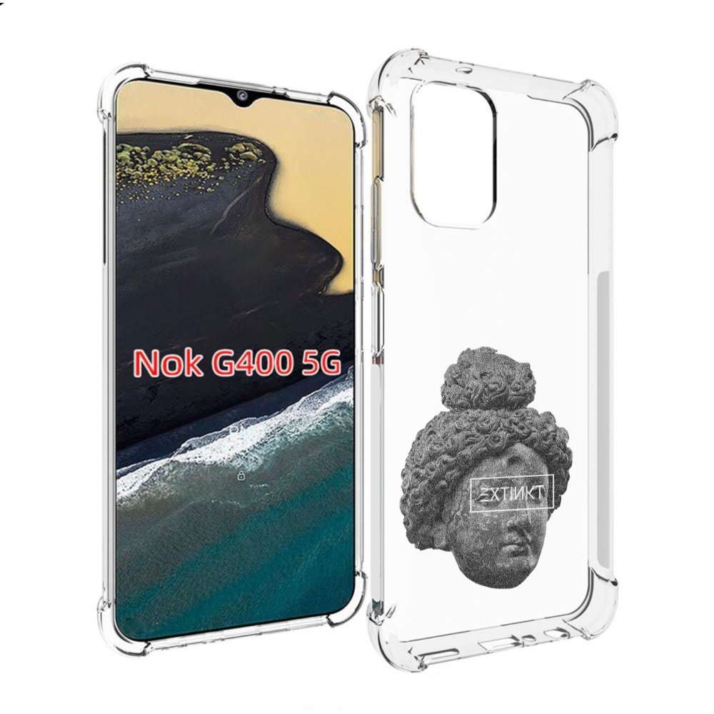 

Чехол MyPads каменное лицо девушки для Nokia G400 5G, Прозрачный, Tocco
