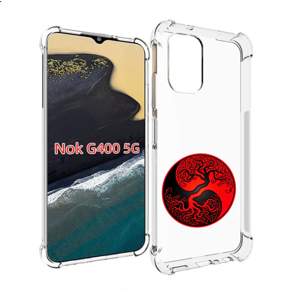 

Чехол MyPads инь янь дерево для Nokia G400 5G, Прозрачный, Tocco