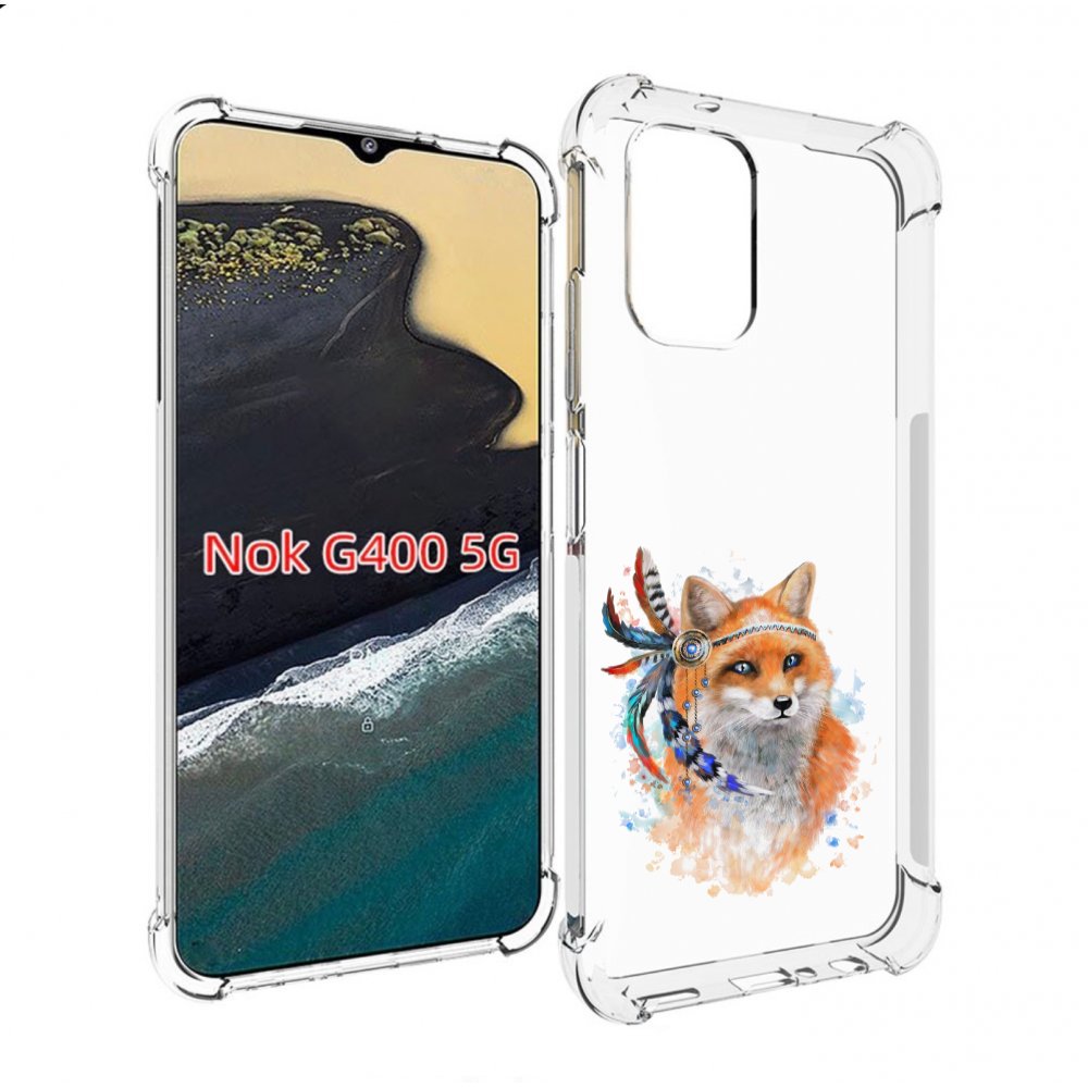 

Чехол MyPads инду лиса для Nokia G400 5G, Прозрачный, Tocco
