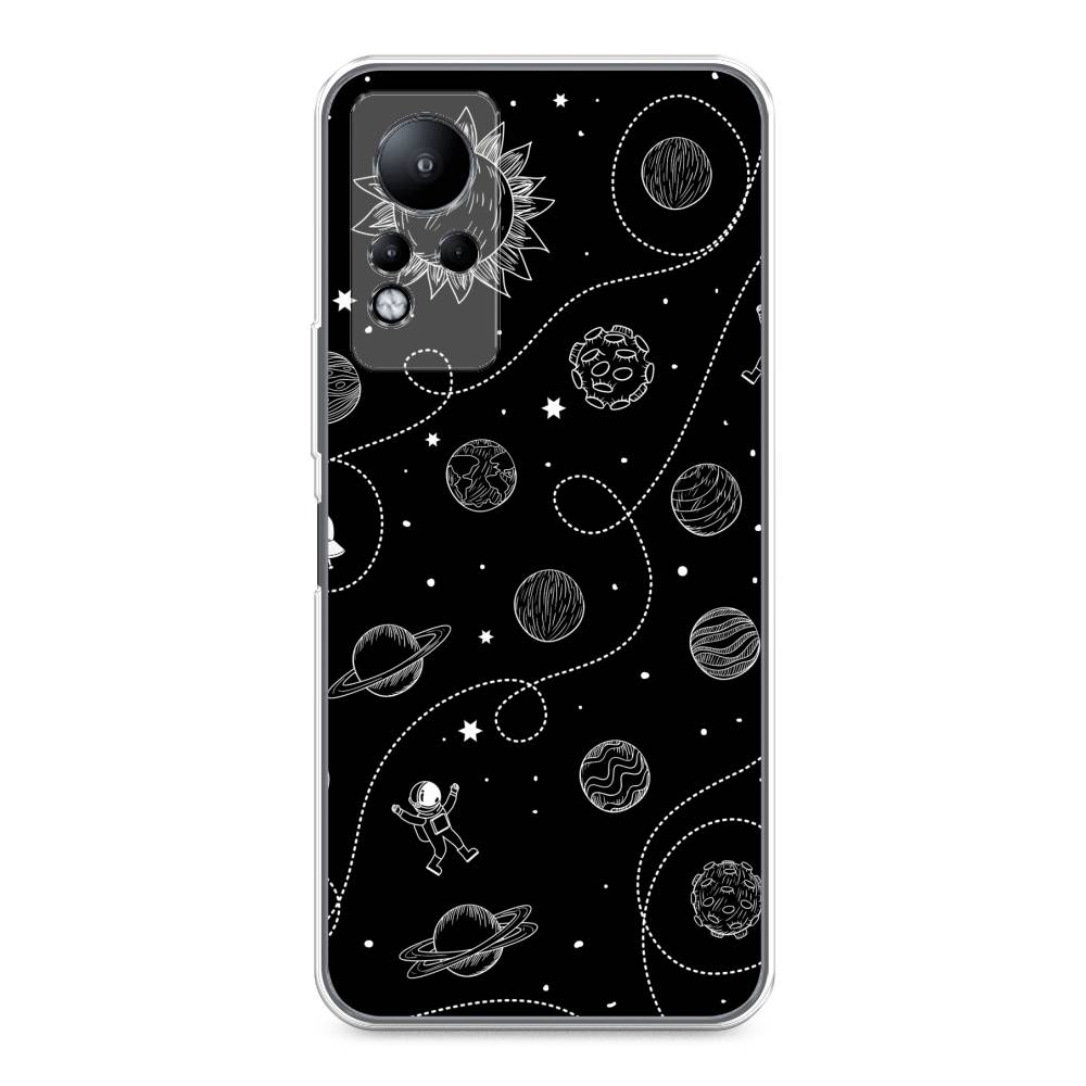 

Чехол Awog на Infinix Note 11 "В невесомости", Разноцветный, 3100450-4