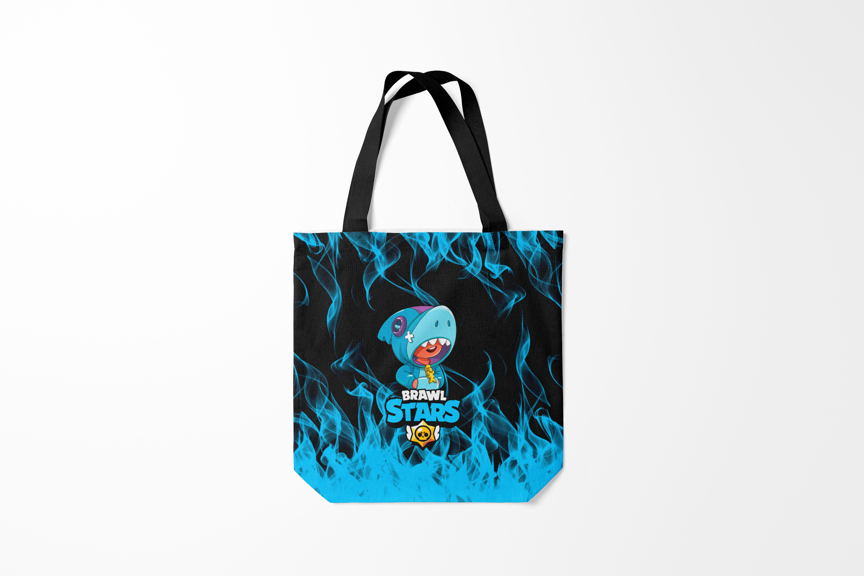 

Сумка шoппер унисекс Burnettie Brawl Stars LEON., черный, Brawl Stars LEON.