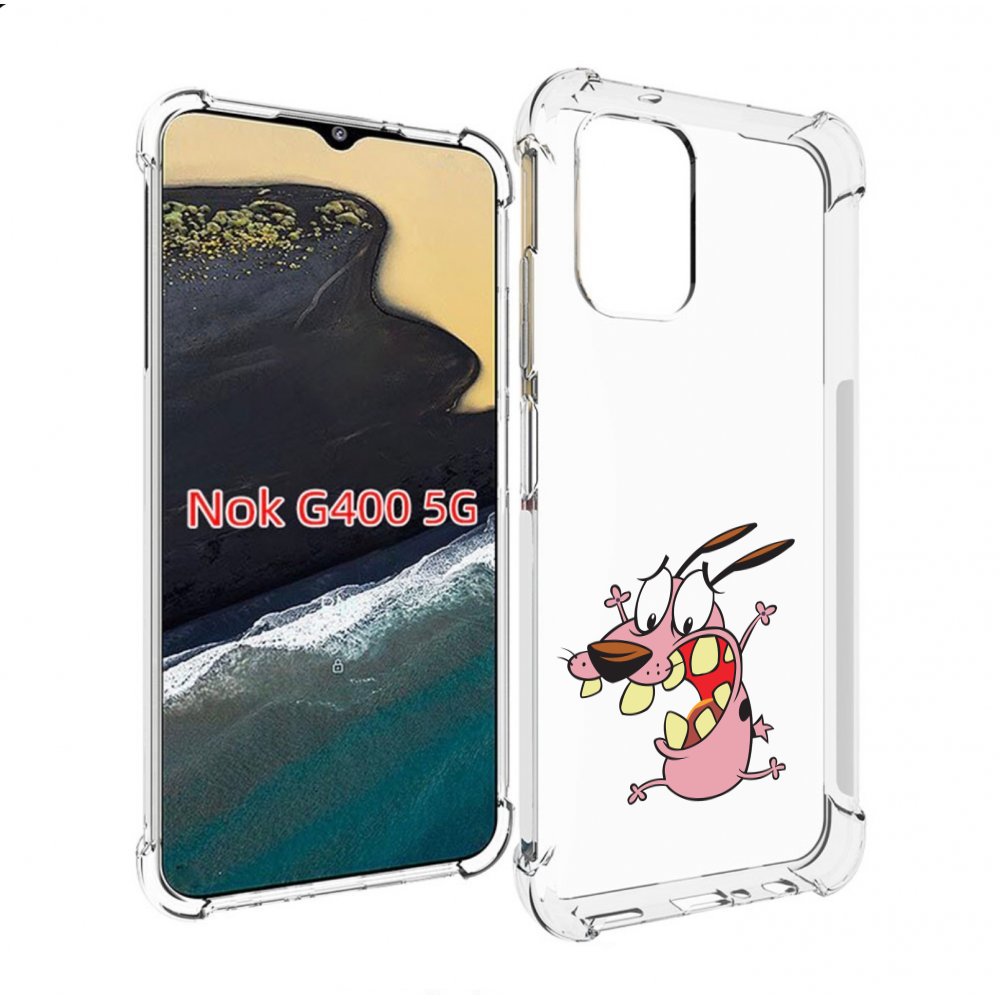 

Чехол MyPads зубастый бобик для Nokia G400 5G, Прозрачный, Tocco