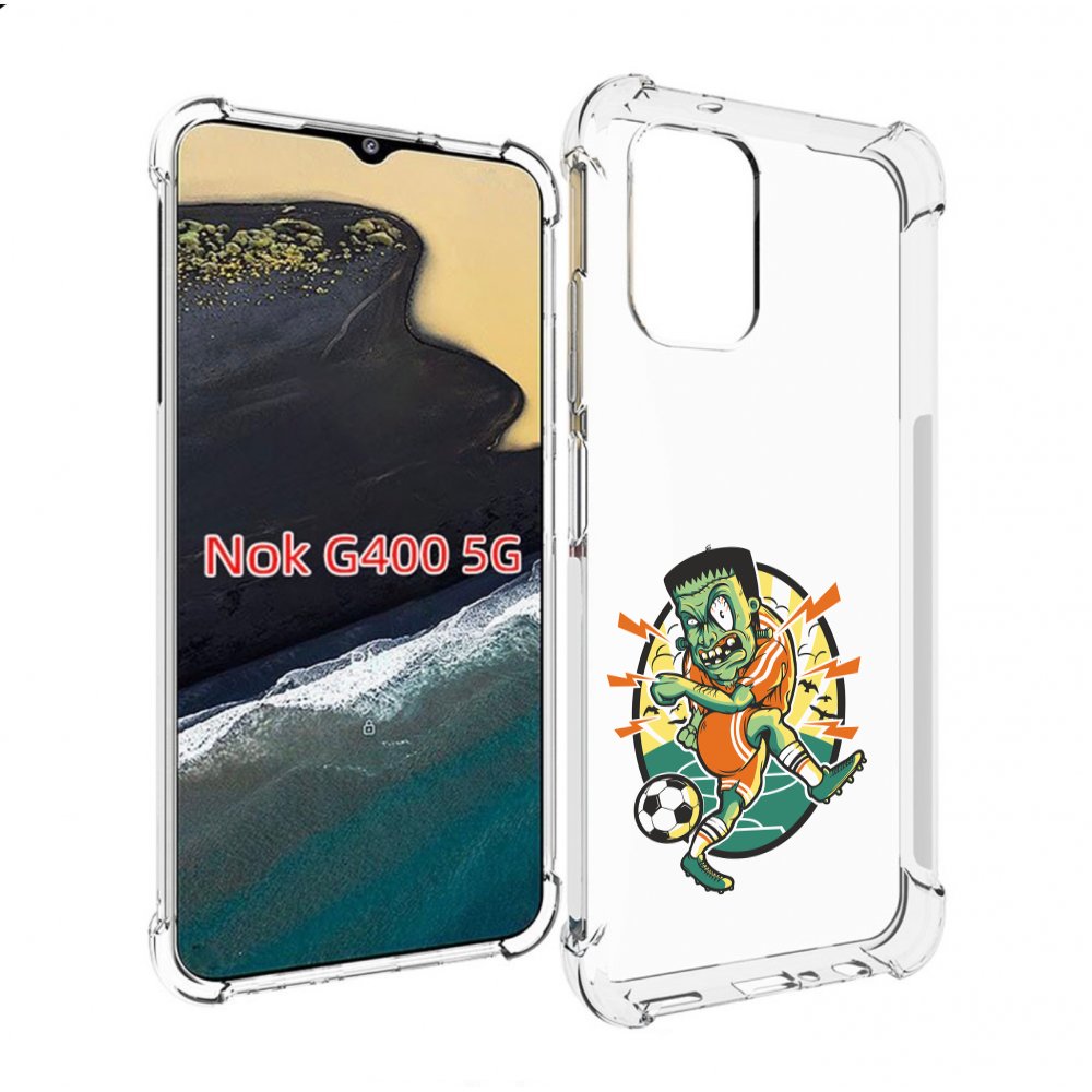 

Чехол MyPads зомби футболист для Nokia G400 5G, Прозрачный, Tocco