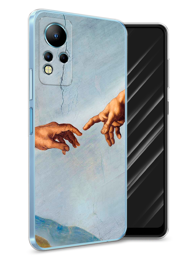 

Чехол Awog на Infinix Note 11 "Сотворение Адама", Разноцветный, 3100450-9