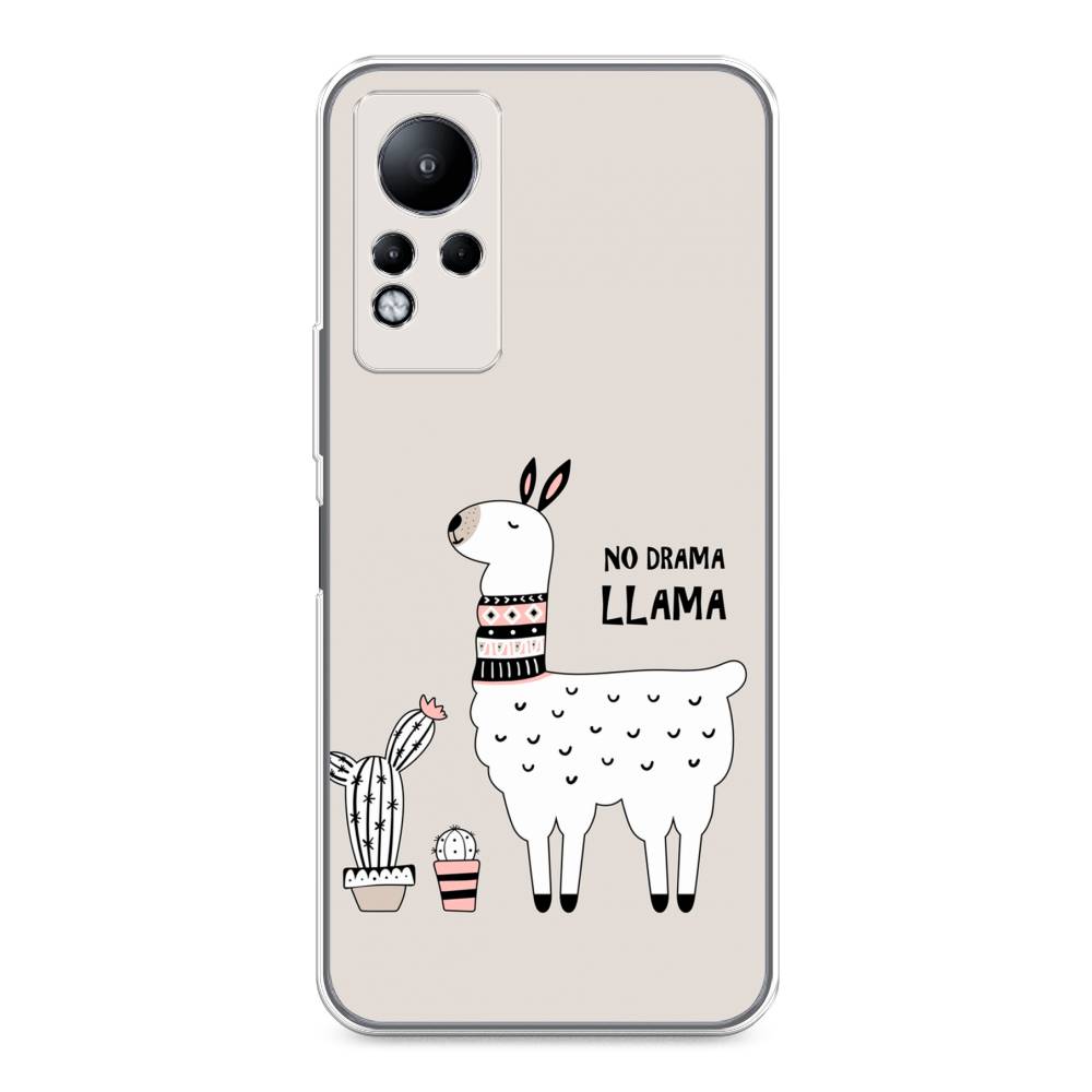 

Чехол Awog на Infinix Note 11 "No drama LLama", Разноцветный, 3100450-2