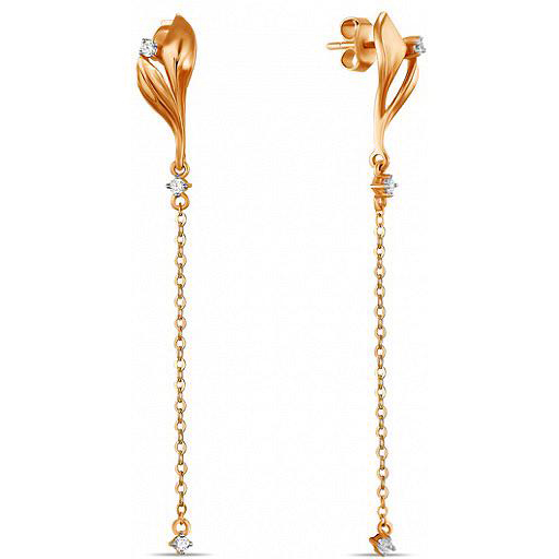 

Серьги женские из золота Лукас-Голд E01-Z-59725-Z, фианит, E01-Z-59725-Z