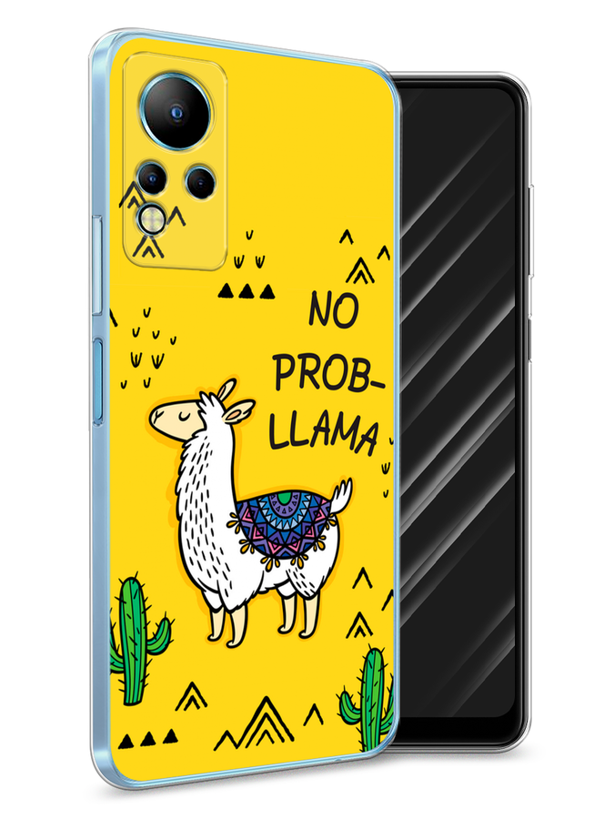 

Чехол Awog на Infinix Note 11 "No probLLama", Разноцветный, 3100450-2