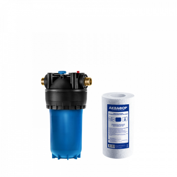 Система для очистки воды Аквафор Гросс 10 с полипропиленовым модулем ЭФГ 112/250 10 мкм