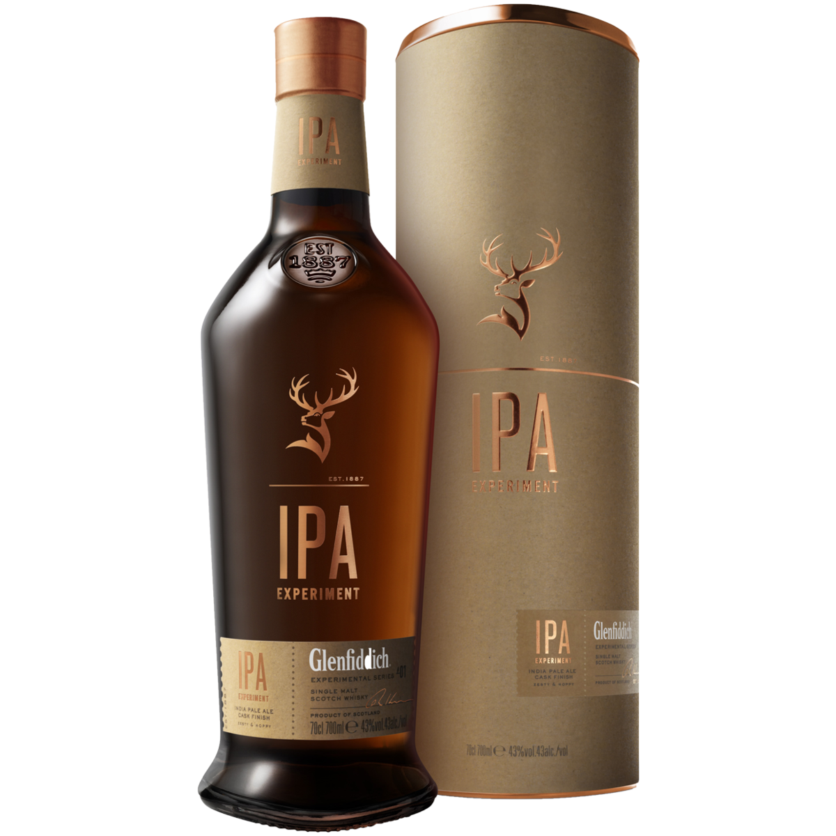 

Виски Glenfiddich IPA 0,7 л в подарочной упаковке туба