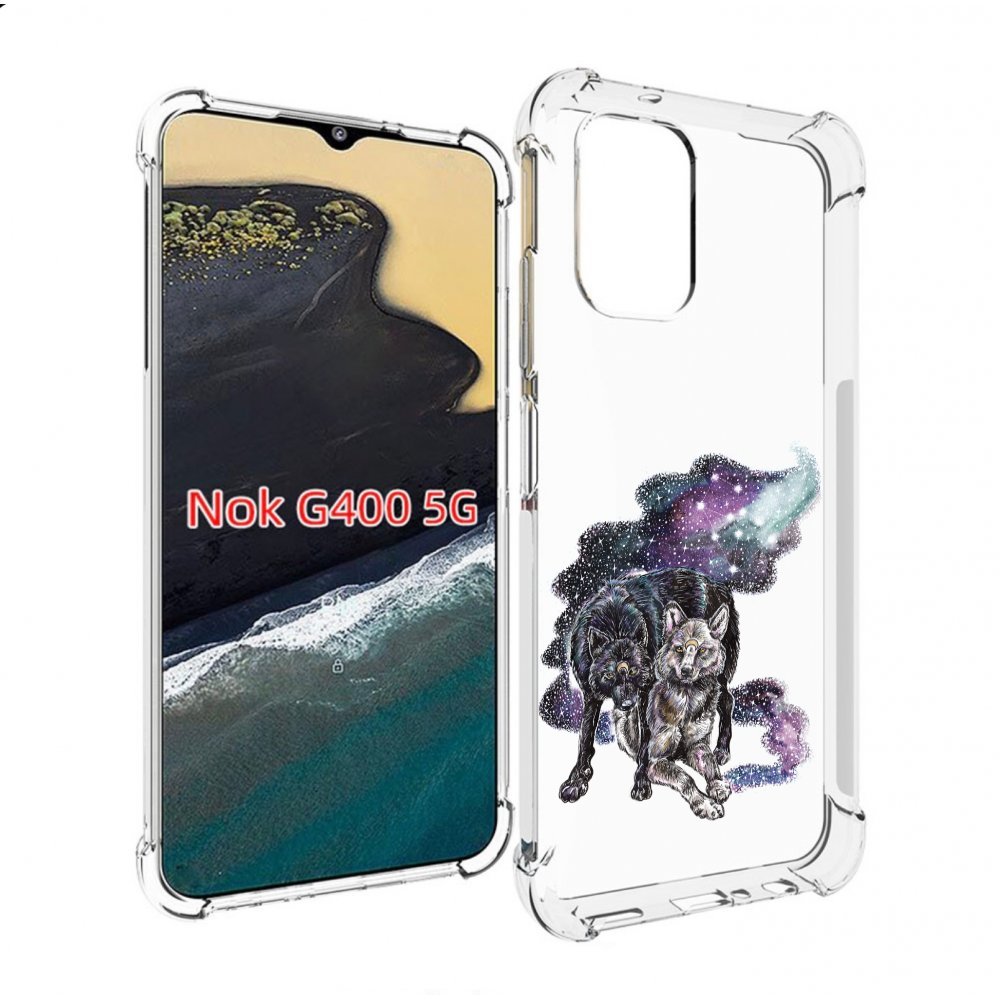 

Чехол MyPads звездные волки для Nokia G400 5G, Прозрачный, Tocco