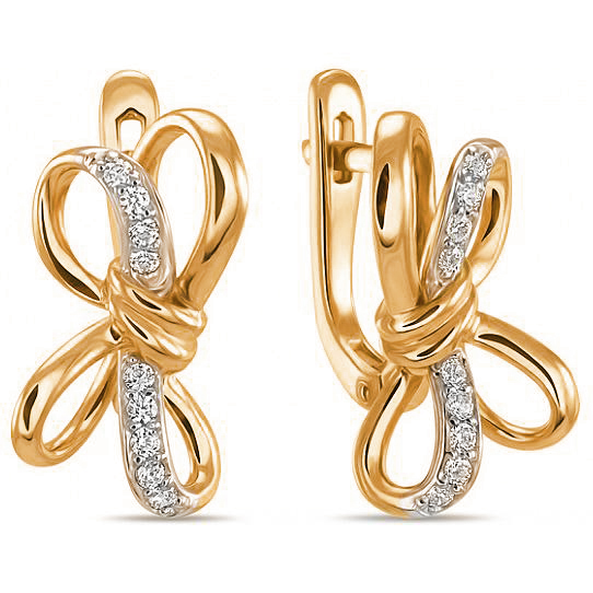 

Серьги женские из золота Лукас-Голд E01-Z-59701-Z, фианит, E01-Z-59701-Z