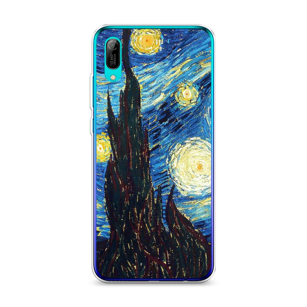 фото Чехол awog "ван гог звездная ночь" для huawei y6 pro (prime) 2019