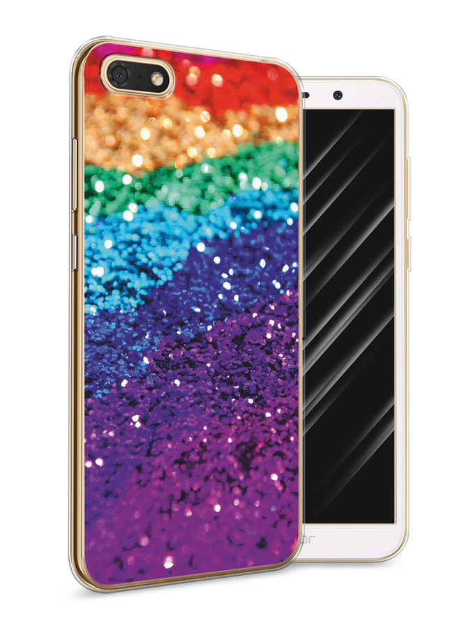 

Чехол Awog на Huawei Y5 2018 "Ван Гог Звездная ночь", Желтый, 65950-9