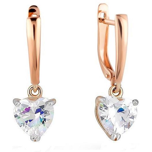 

Серьги женские из золота Лукас-Голд E01-Z-59723-Z, фианит, E01-Z-59723-Z