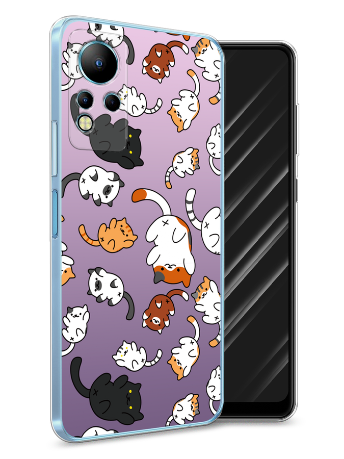 

Чехол Awog на Infinix Note 11 "Котопад", Разноцветный, 3100450-7