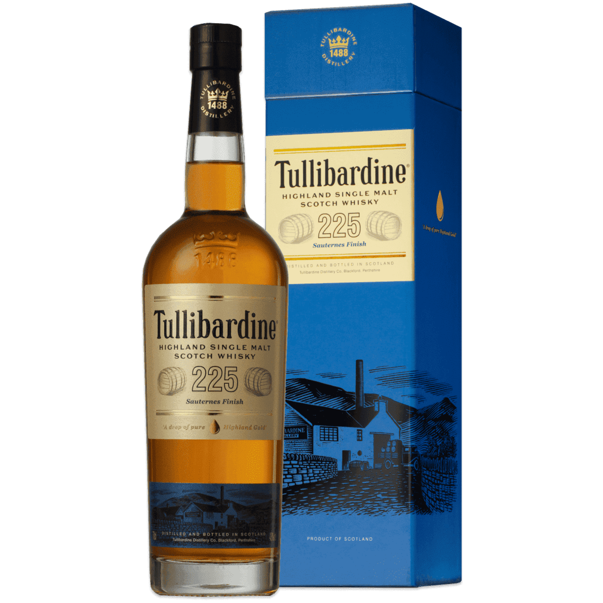 

Виски Tullibardine 225 Sauternes Finish 0,7 л в подарочной упаковке