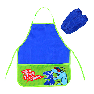 

ДИНО БЭК ТУ СКУЛ Фартук для труда на завязках, 45Х54см, улучш.полиэстер, 2 кармана, с нару
