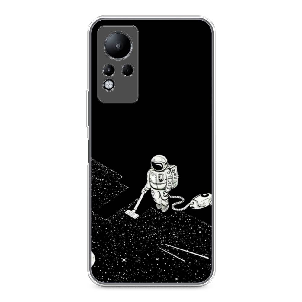 фото Чехол awog "космонавт с пылесосом" для infinix note 11