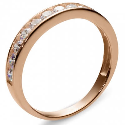 

Кольцо из красного золота с фианитом р. 17 Эстет 01К114829, 01К114829